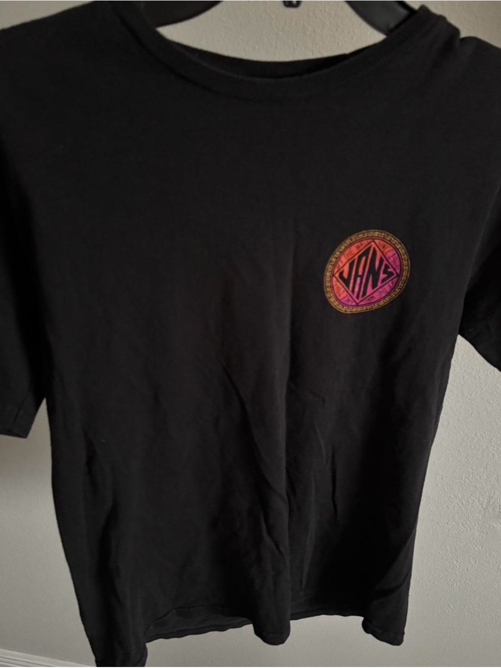Black vans graphic tee